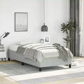 Bed Frame Light Grey Velvet Twin XL Bed Frame Rectangular