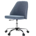 Chaise pivotante élégante en tissu (avec siège rembourré) ; supporte la rotation à 360 degrés et le réglage en hauteur