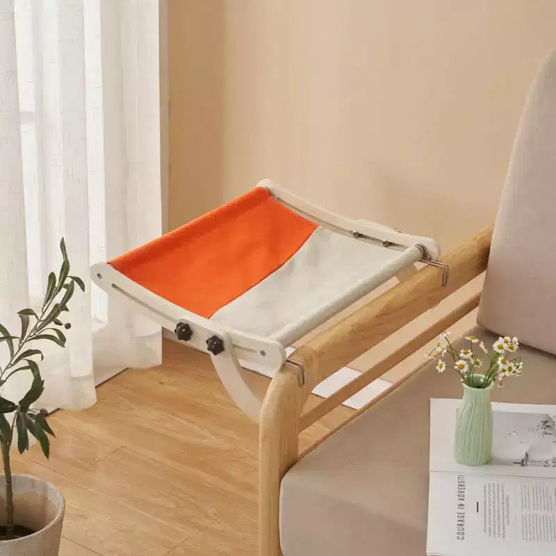 Perchoir de fenêtre pour chat, hamac de fenêtre pour chat - Capacité de charge de 18 kg, fente de serrage coulissante en une étape, lit réglable pour animaux de compagnie pour rebord de fenêtre et table de chevet