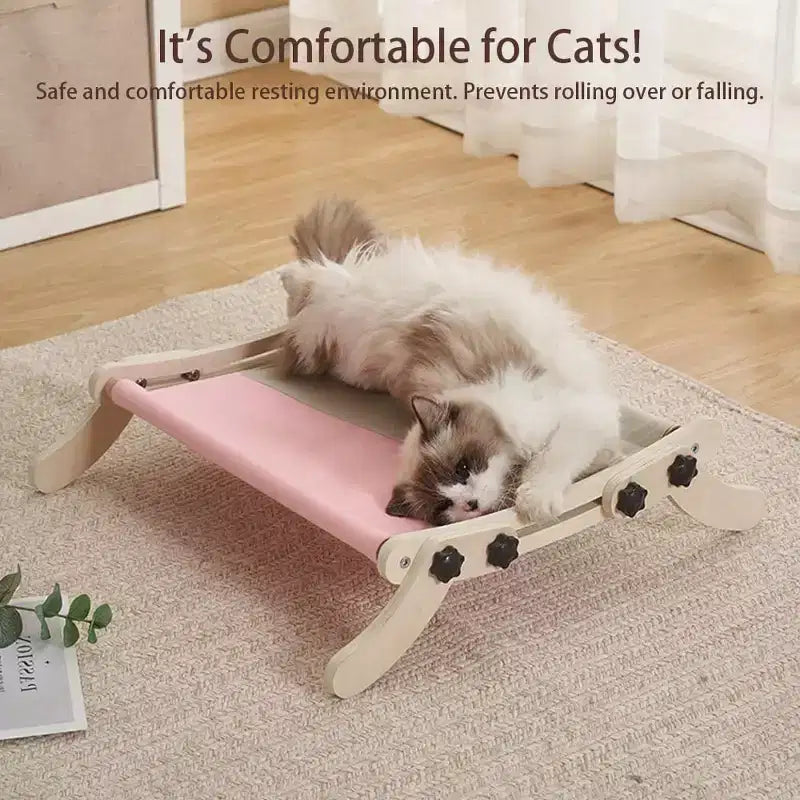 Perchoir de fenêtre pour chat, hamac de fenêtre pour chat - Capacité de charge de 18 kg, fente de serrage coulissante en une étape, lit réglable pour animaux de compagnie pour rebord de fenêtre et table de chevet
