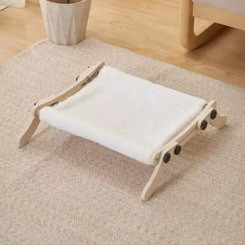 Perchoir de fenêtre pour chat, hamac de fenêtre pour chat - Capacité de charge de 18 kg, fente de serrage coulissante en une étape, lit réglable pour animaux de compagnie pour rebord de fenêtre et table de chevet