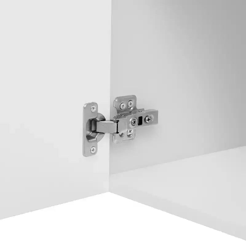 Meuble TV avec portes et texture nervurée pour téléviseurs de 85 pouces – Meuble de rangement avec pieds en métal