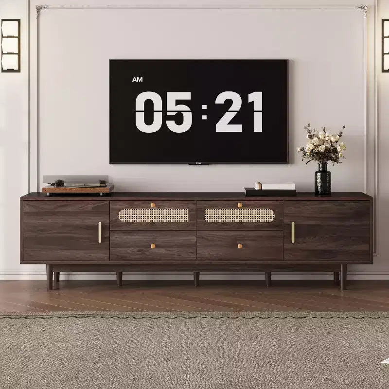 Meuble TV de 76,8 pouces avec tiroirs