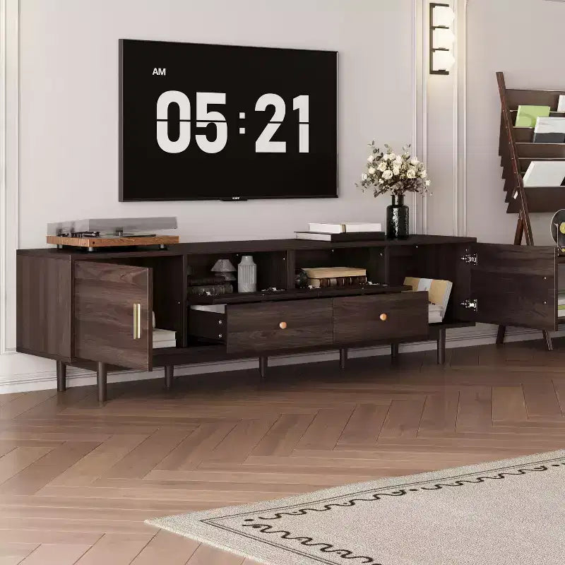 Meuble TV de 76,8 pouces avec tiroirs
