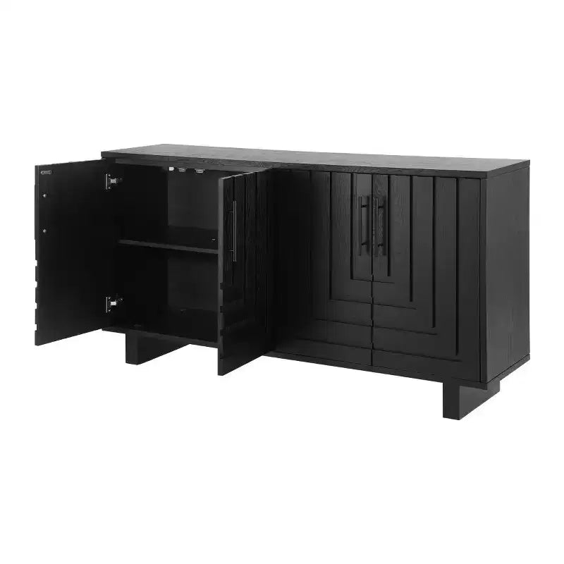 Buffet moderne et élégant – Meuble de rangement à quatre portes