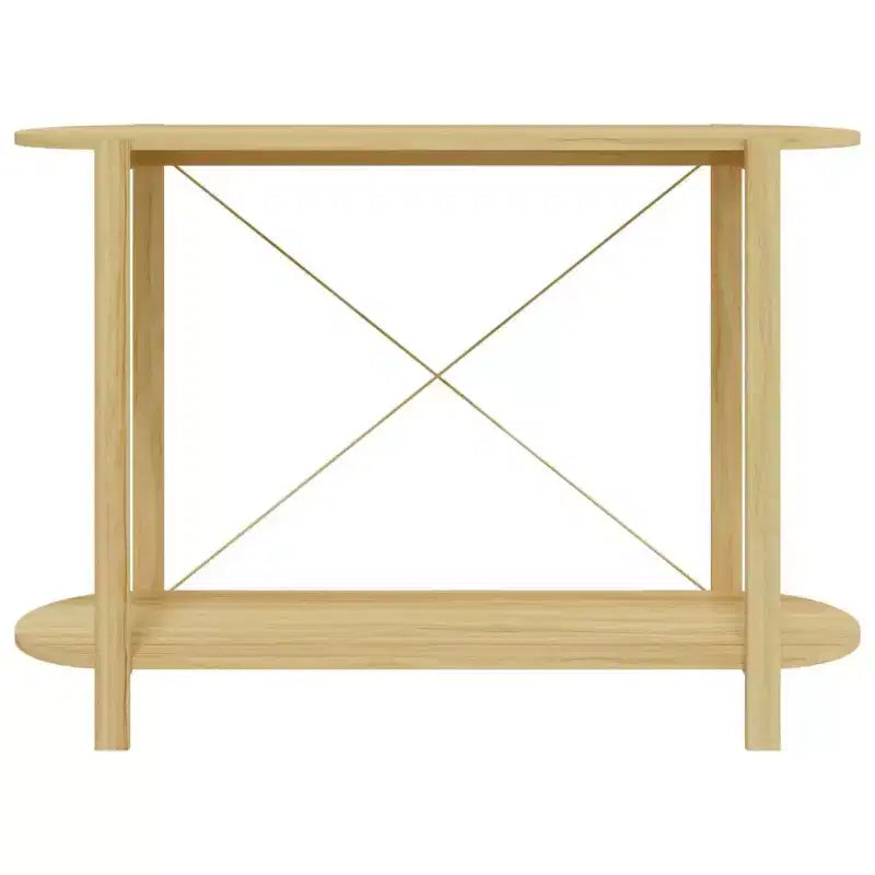 Console Table Table d'entrée Couloir Table d'appoint étroite Bois d'ingénierie