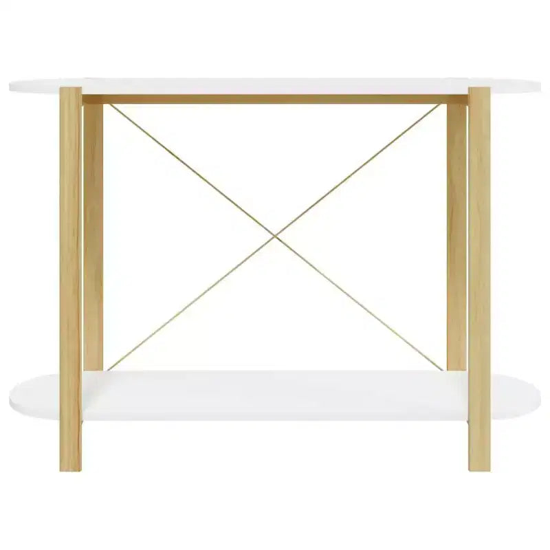 Console Table Table d'entrée Couloir Table d'appoint étroite Bois d'ingénierie
