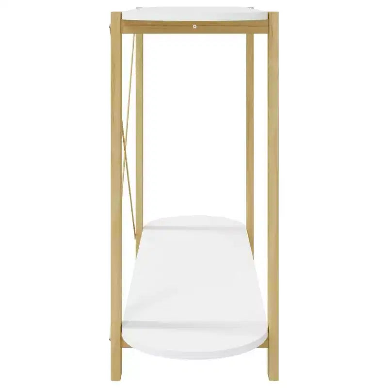 Console Table Table d'entrée Couloir Table d'appoint étroite Bois d'ingénierie