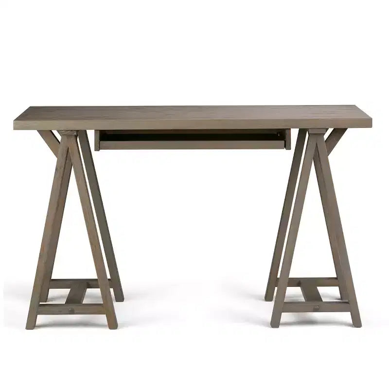 Bureau d'ordinateur avec tablette coulissante pour clavier