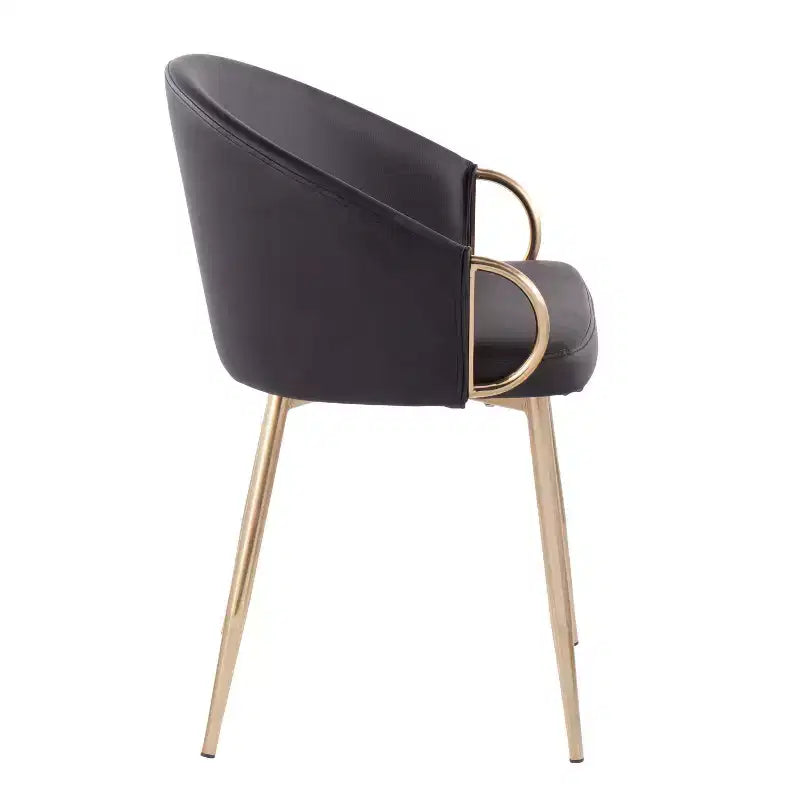 Chaise de salle à manger contemporaine et glamour