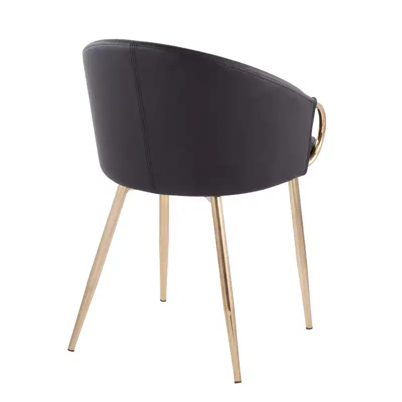 Chaise de salle à manger contemporaine et glamour