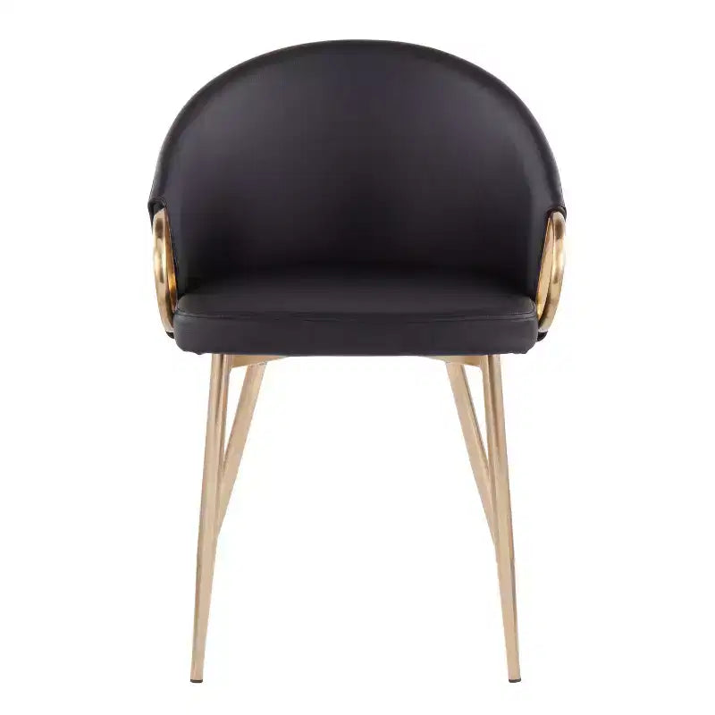 Chaise de salle à manger contemporaine et glamour