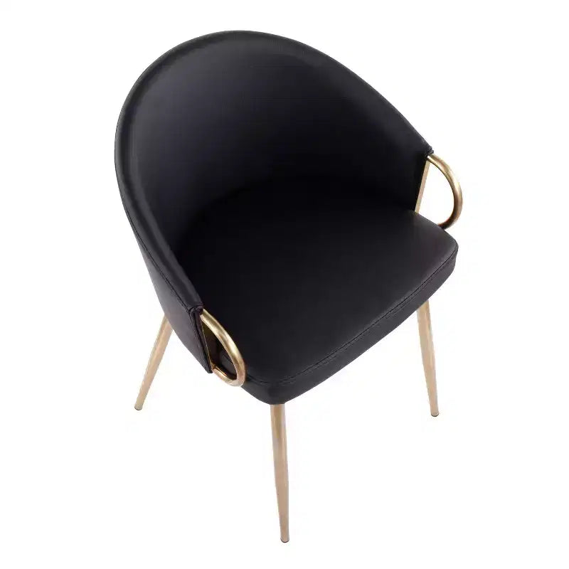 Chaise de salle à manger contemporaine et glamour