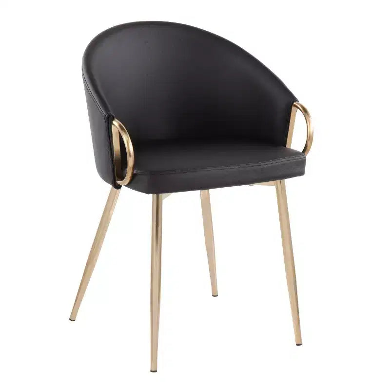 Chaise de salle à manger contemporaine et glamour