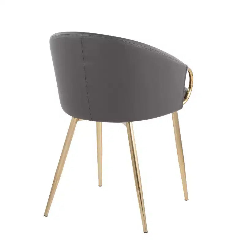 Chaise de salle à manger contemporaine et glamour