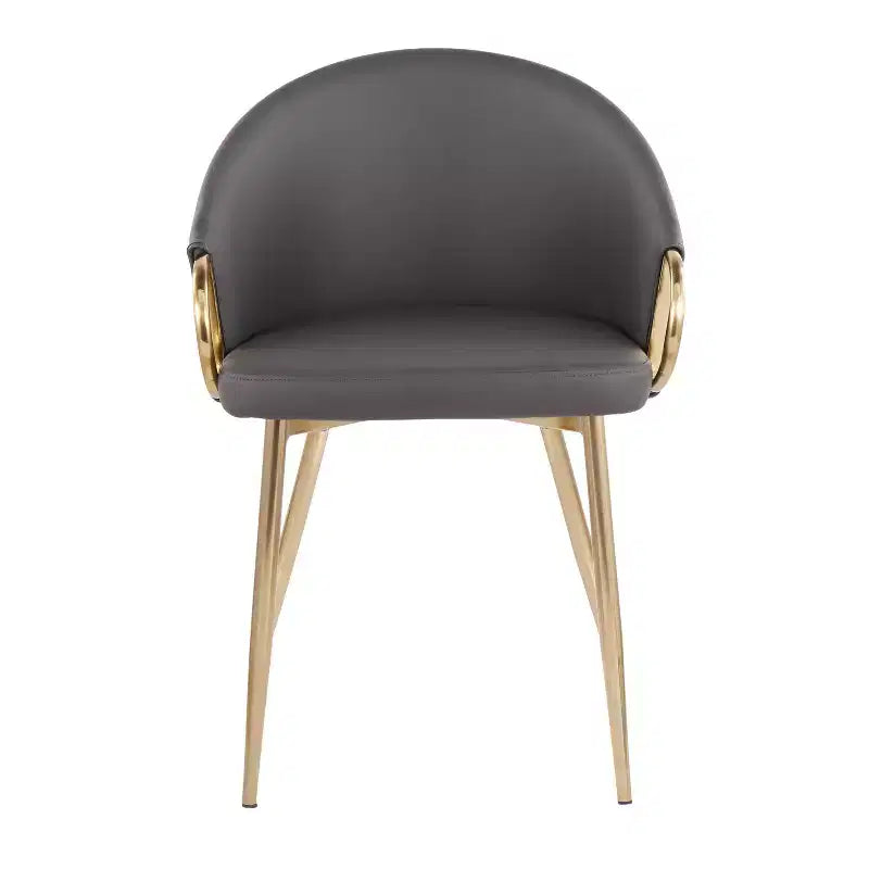Chaise de salle à manger contemporaine et glamour