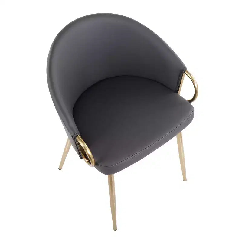 Chaise de salle à manger contemporaine et glamour