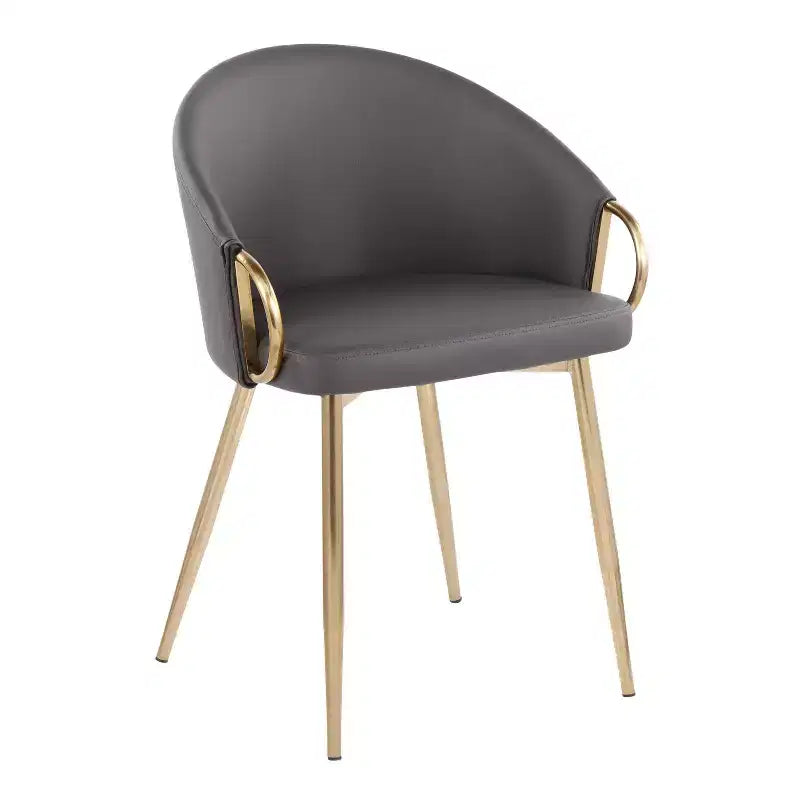 Chaise de salle à manger contemporaine et glamour