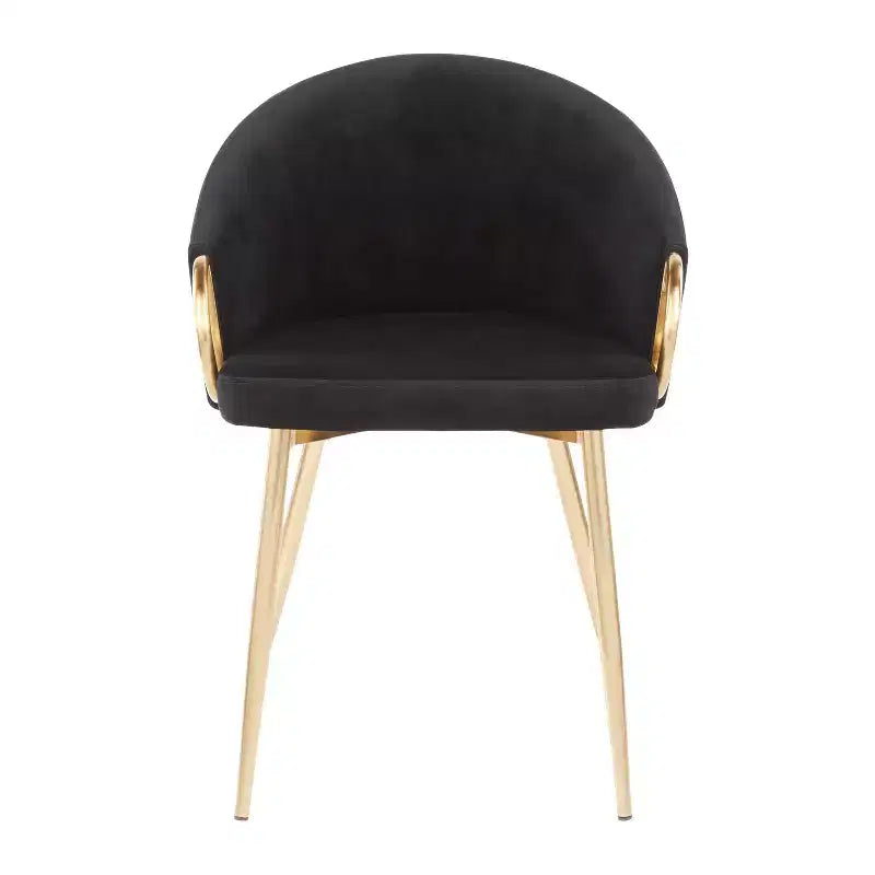 Chaise de salle à manger contemporaine et glamour