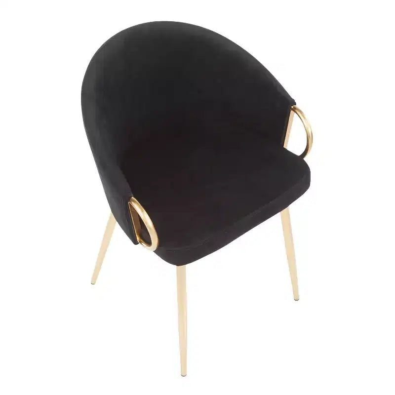 Chaise de salle à manger contemporaine et glamour
