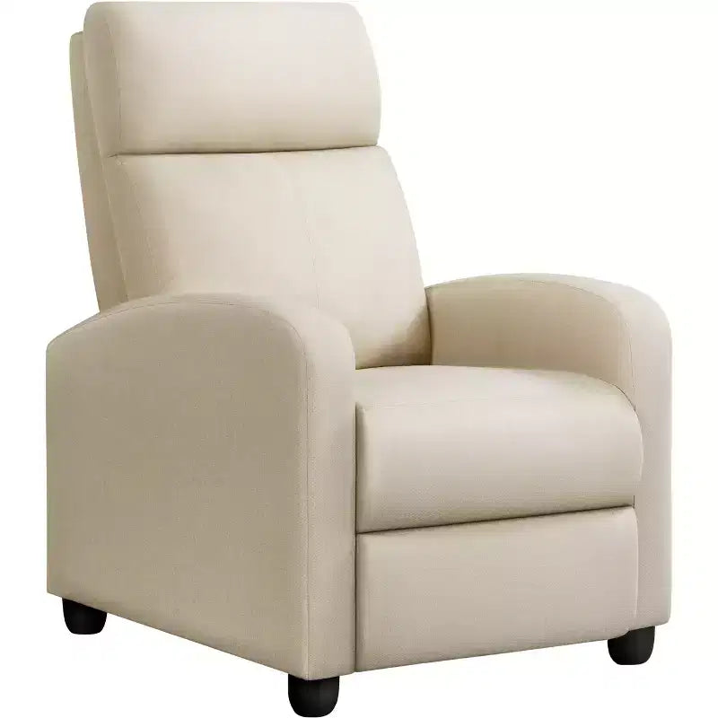 Yaheetech Fabric Upholstered Adjustable Recliner Chair with Pocket Spring for Living Room
