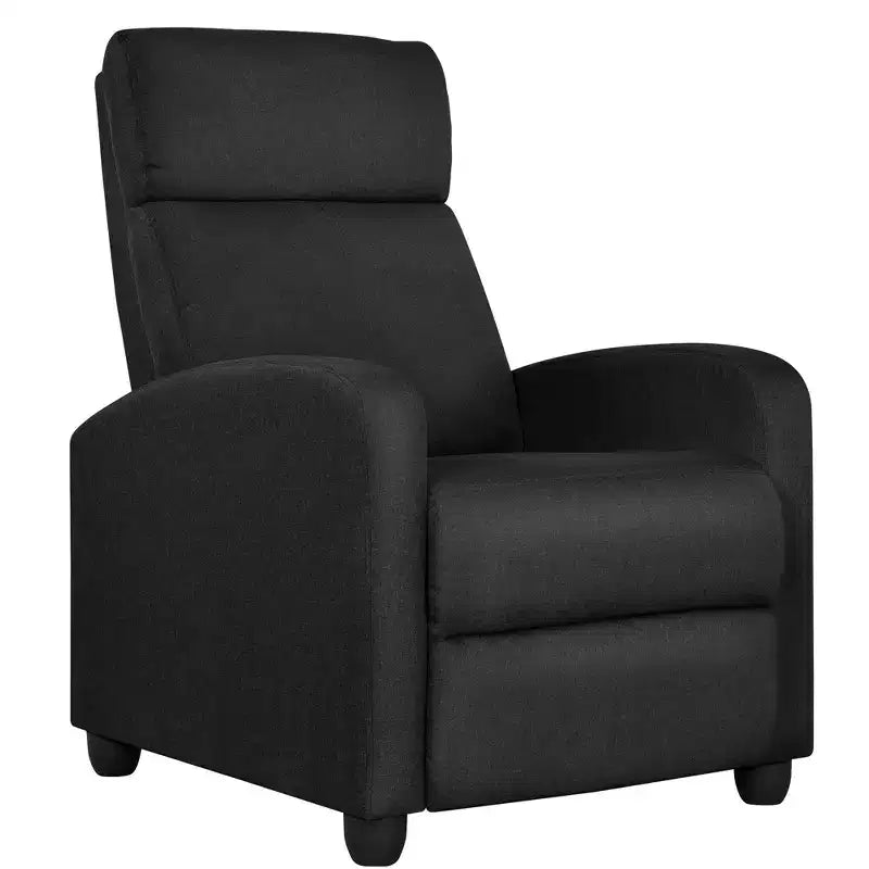 Fauteuil inclinable ajustable en tissu avec ressorts ensachés pour salon